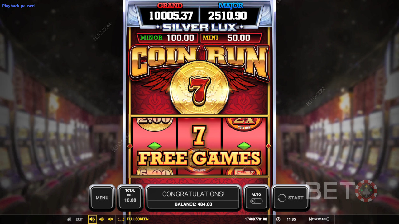 Silver Lux: Coin Run Review by BETO Slots