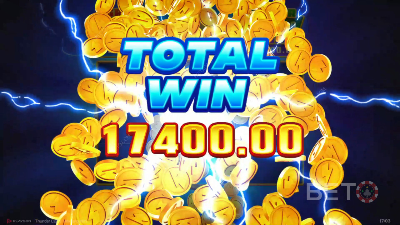 Выиграйте 5 150x вашу ставку в онлайн слоте Thunder Coins!