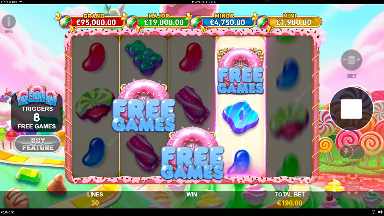 Обзор Candy Roll от BETO Slots
