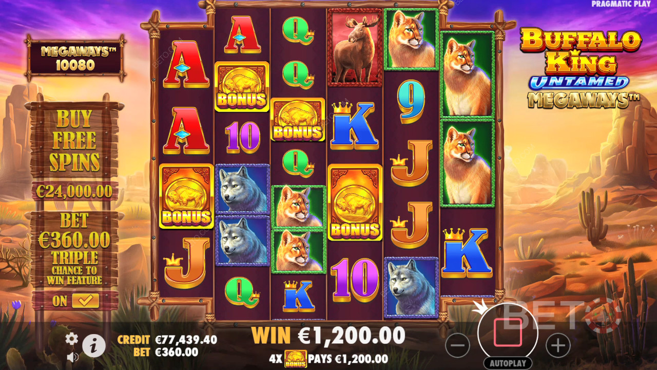 Buffalo King Untamed Megaways Играть Бесплатно