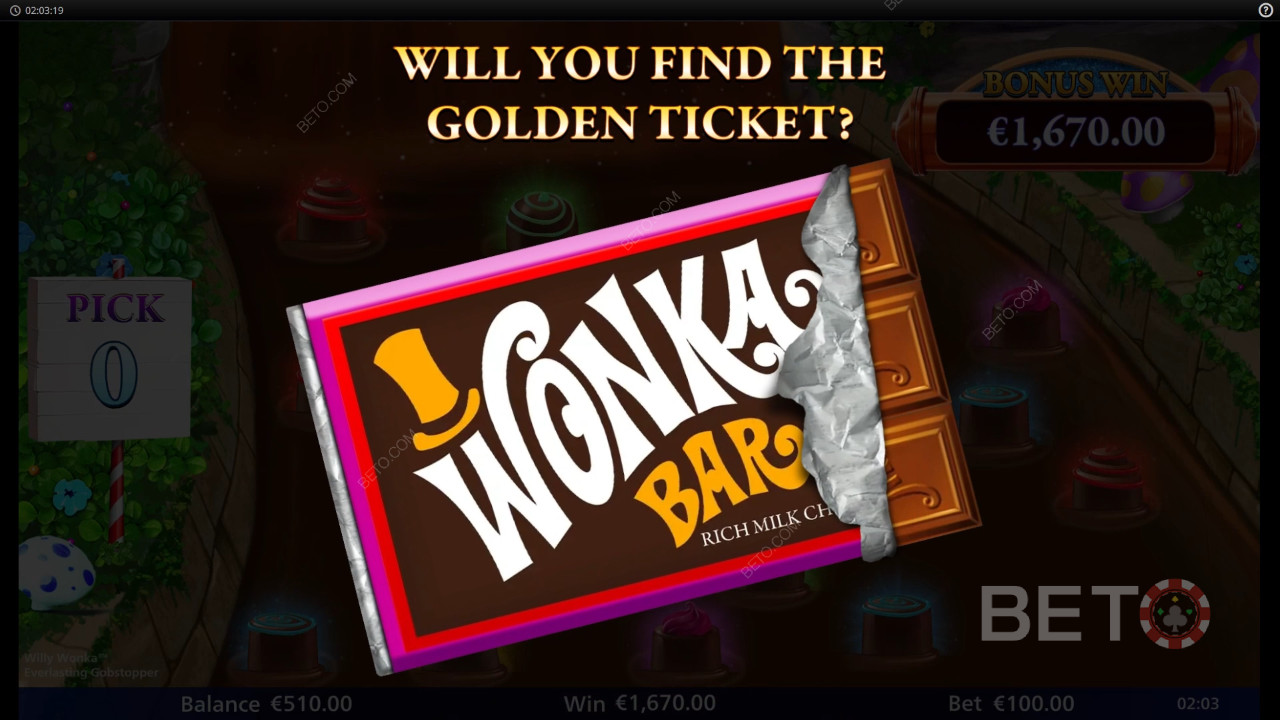 Вердикт для онлайн слота Willy Wonka Everlasting Gobstopper