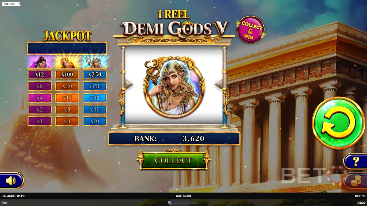 1 Reel - Demi Gods V Играть Бесплатно