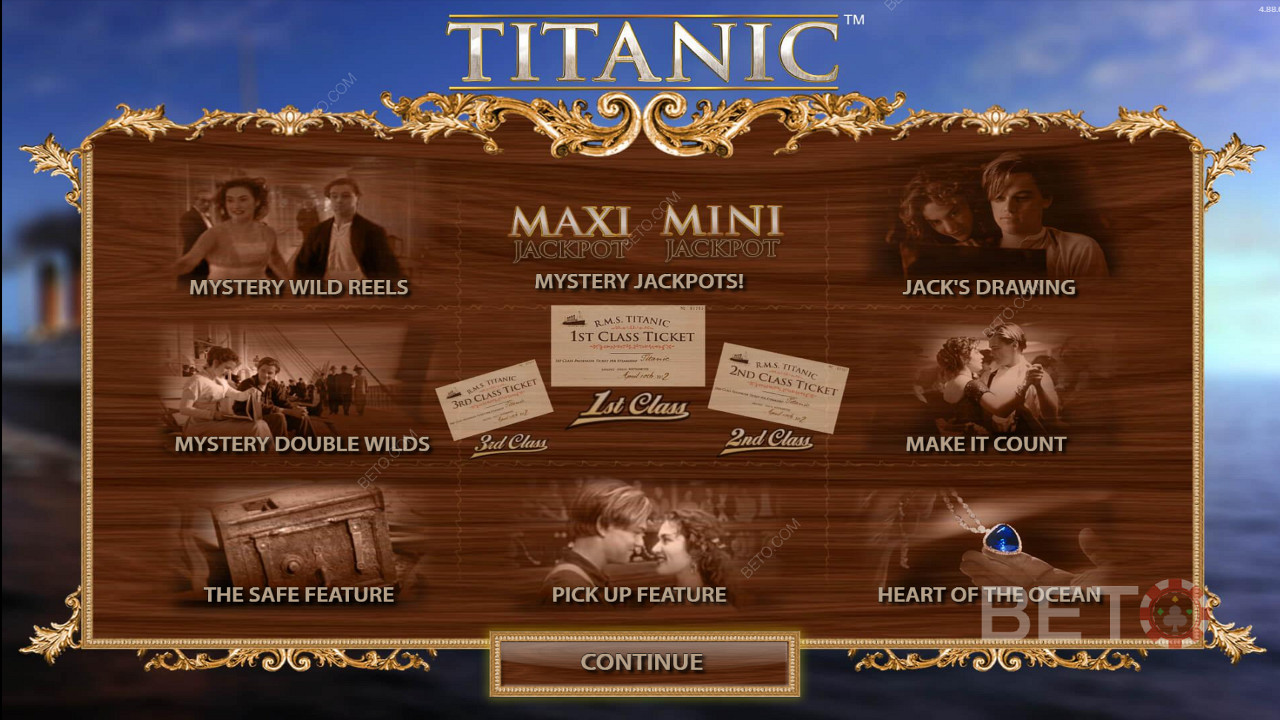 Наслаждайтесь многочисленными возможностями видеослота Titanic
