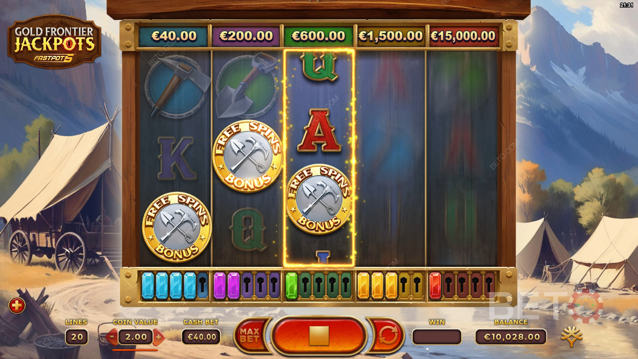 Gold Frontier Jackpots FastPot5 Играть Бесплатно