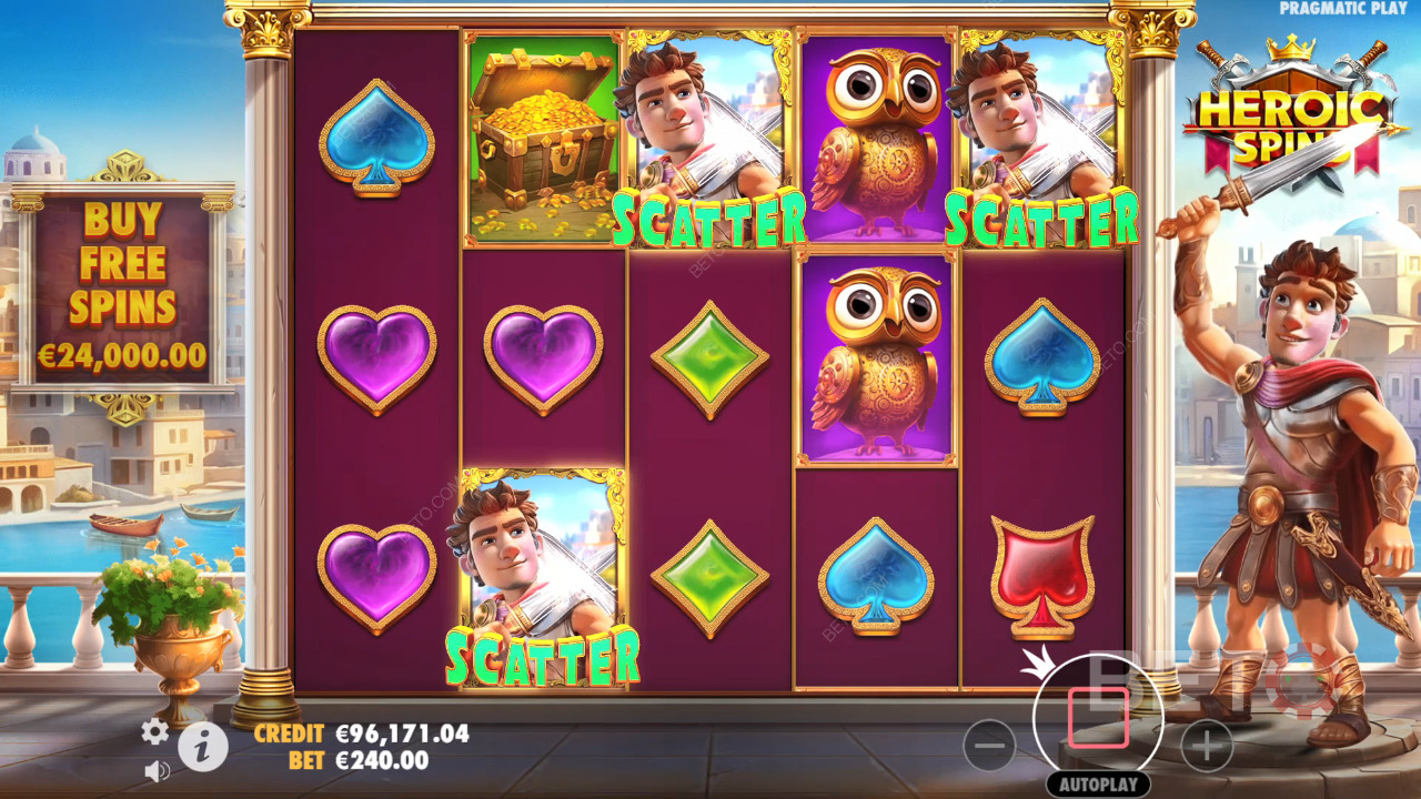 Обзор Heroic Spins от BETO Slots
