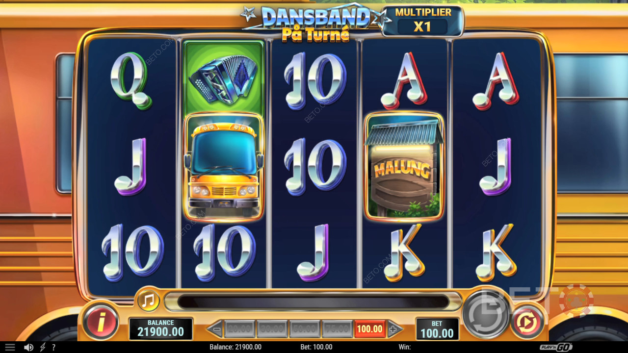 Обзор Dansband På Turné от BETO Slots