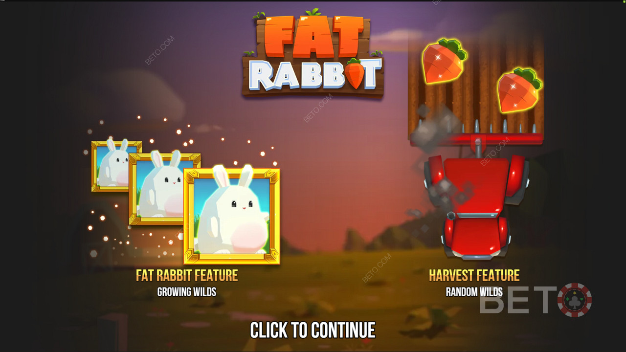 Вступительная страница Fat Rabbit