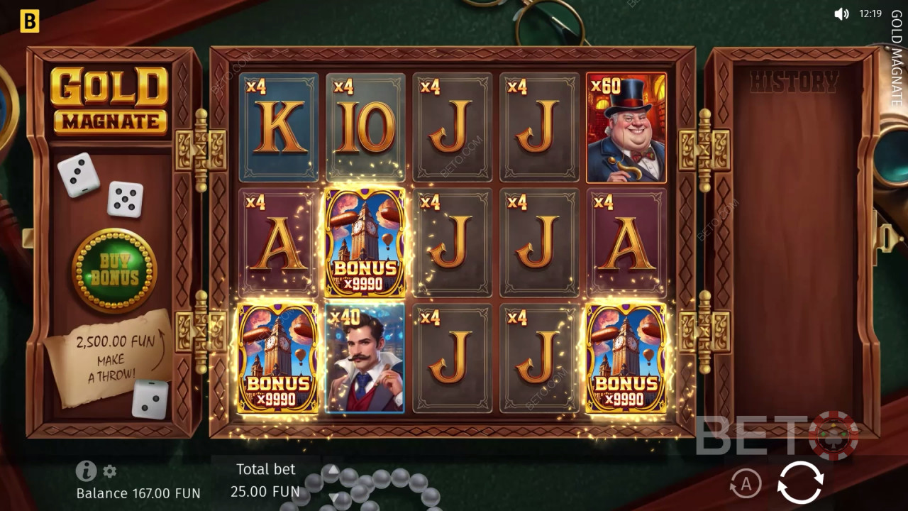 Обзор Gold Magnate от BETO Slots