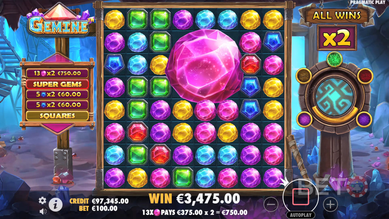Обзор Gemine от BETO Slots