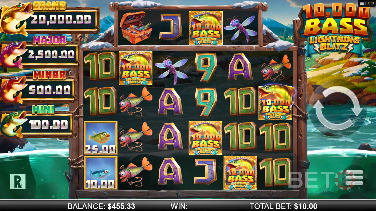 10,000 Big Bass Lightning Blitz Играть Бесплатно