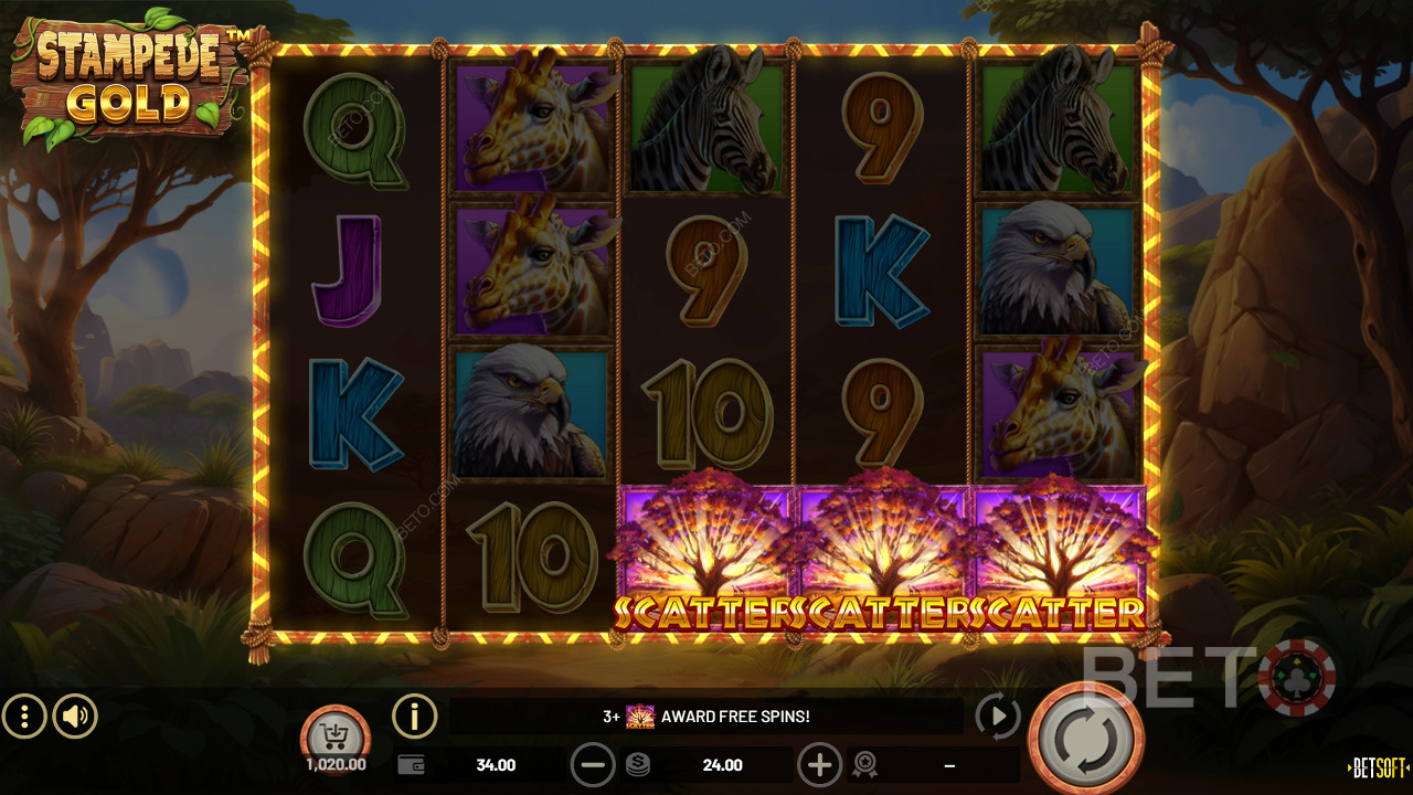 Обзор Stampede Gold от BETO Slots