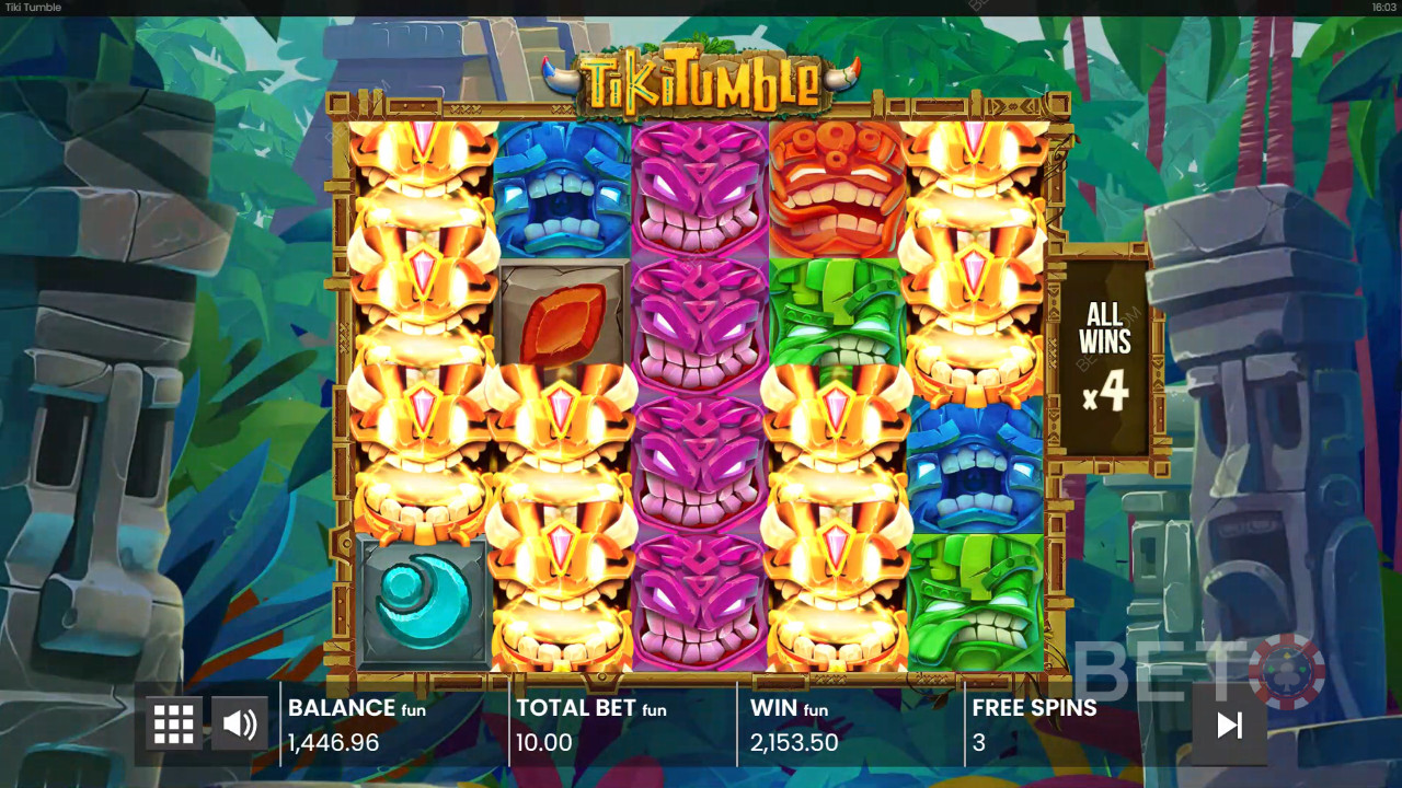 Tiki Tumble  Играть Бесплатно