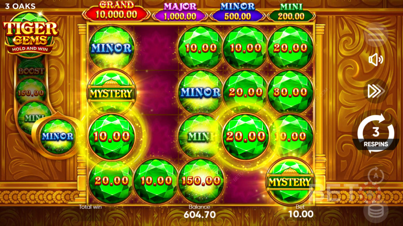Как играть в Tiger Gems от 3 Oaks Gaming