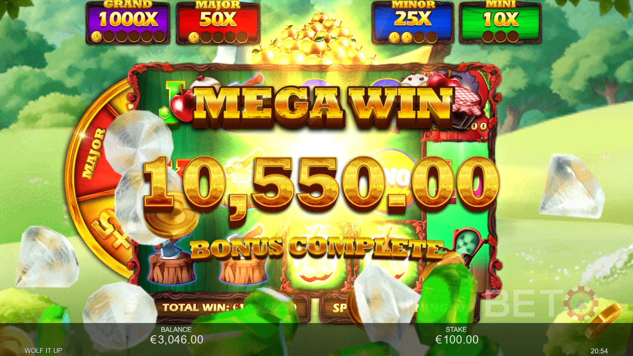 Выиграйте 5 000x вашу ставку в игровом автомате Wolf It Up!
