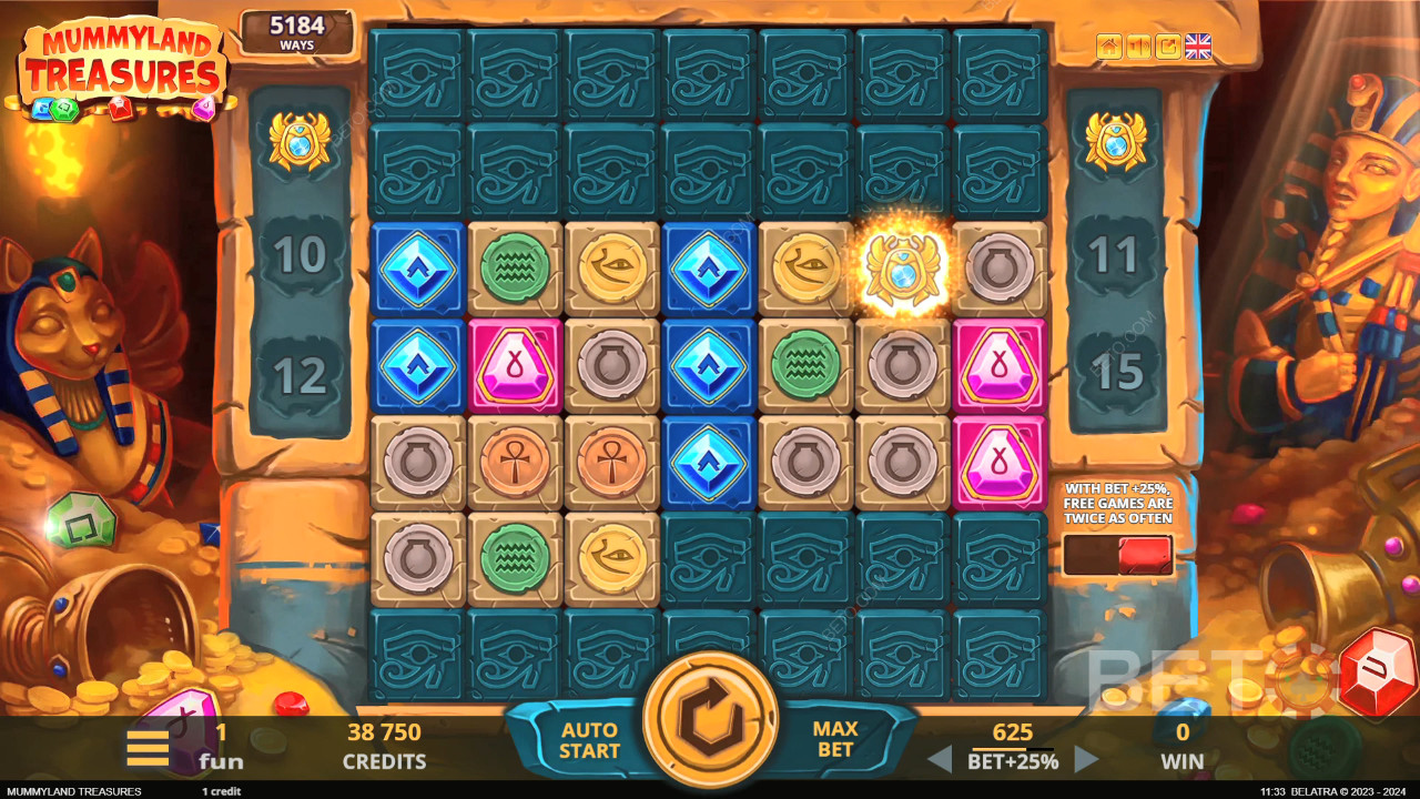 Mummyland Treasures Играть Бесплатно