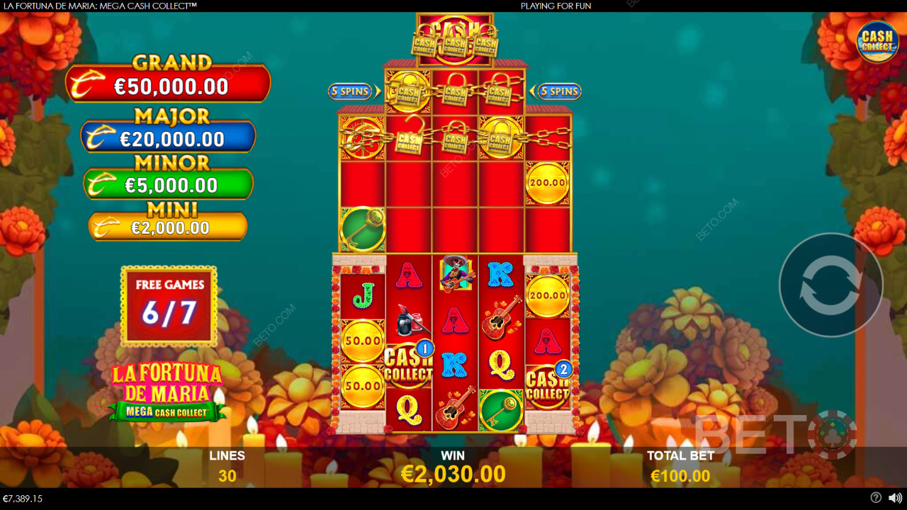 La Fortuna de Maria: Mega Cash Collect Играть Бесплатно