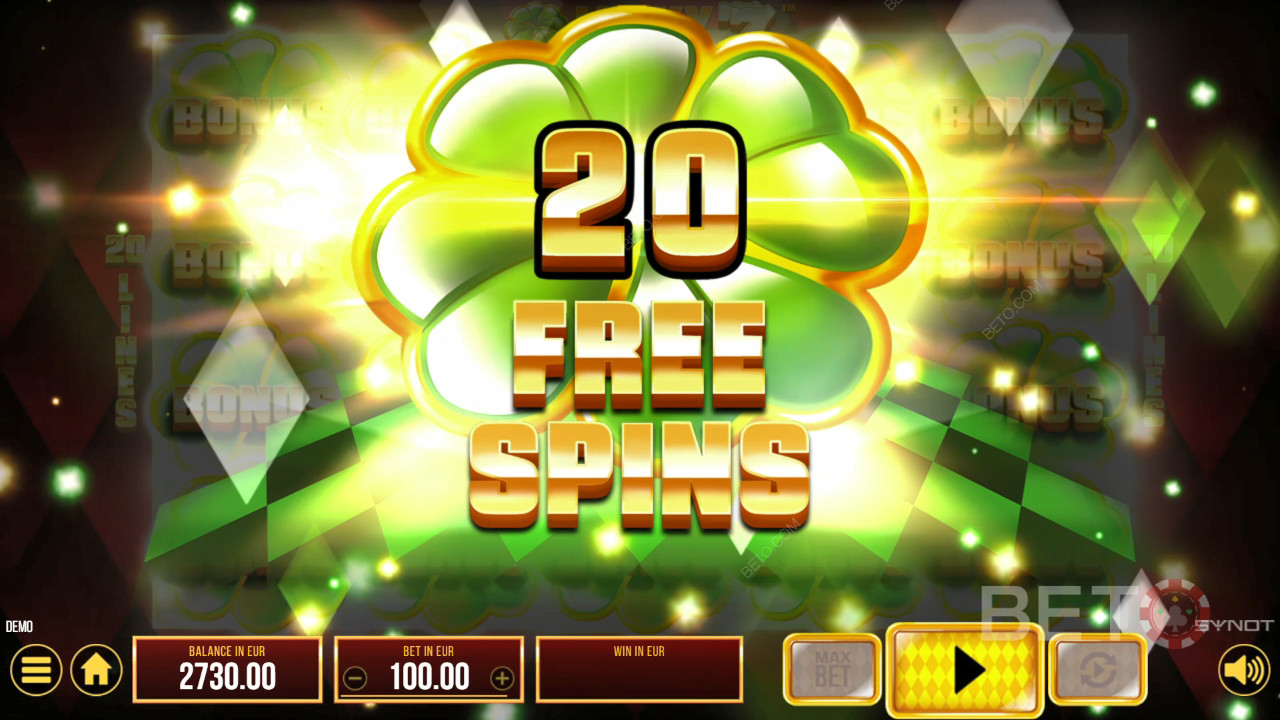 Выиграйте 500x вашу ставку в видеослоте Lucky 77!