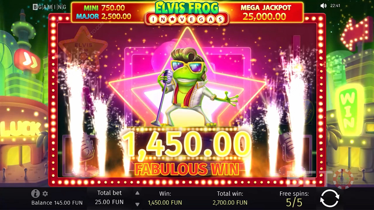 Станьте следующей суперзвездой Лас-Вегаса в новом слоте Elvis Frog Casino