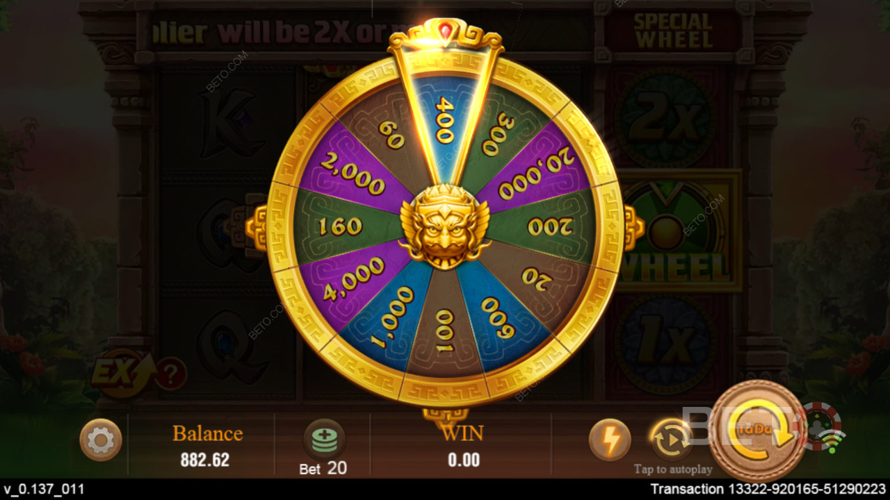 Бонусные функции в Fortune Gems 2 от TaDa Gaming