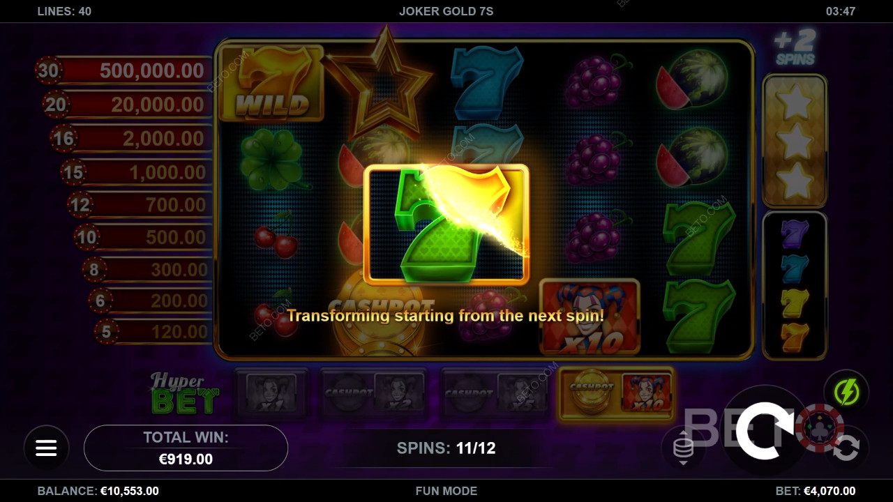 Стоит ли игровой автомат Joker Gold 7s того?