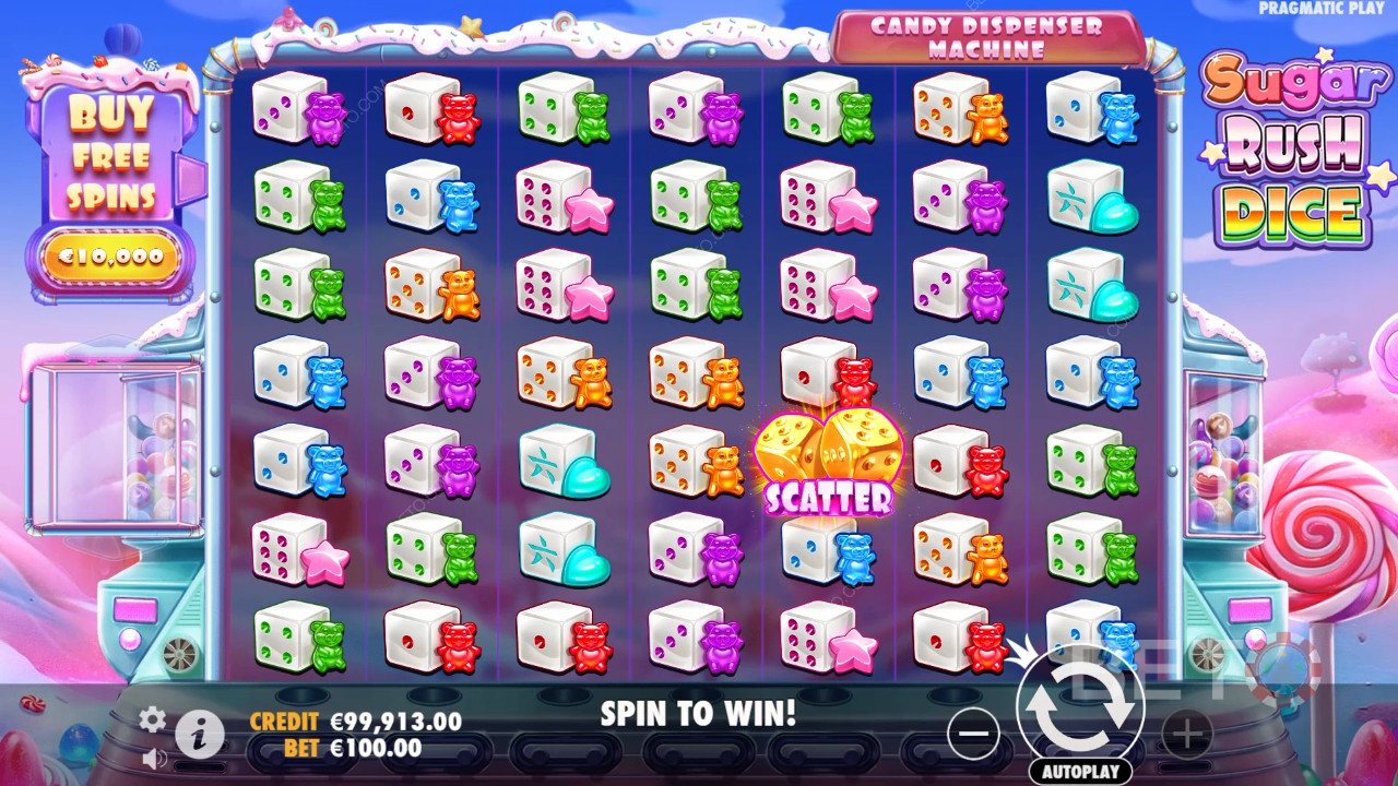 Вердикт для онлайн слота Sugar Rush Dice