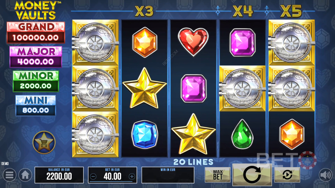 Money Vaults Review by BETO Slots