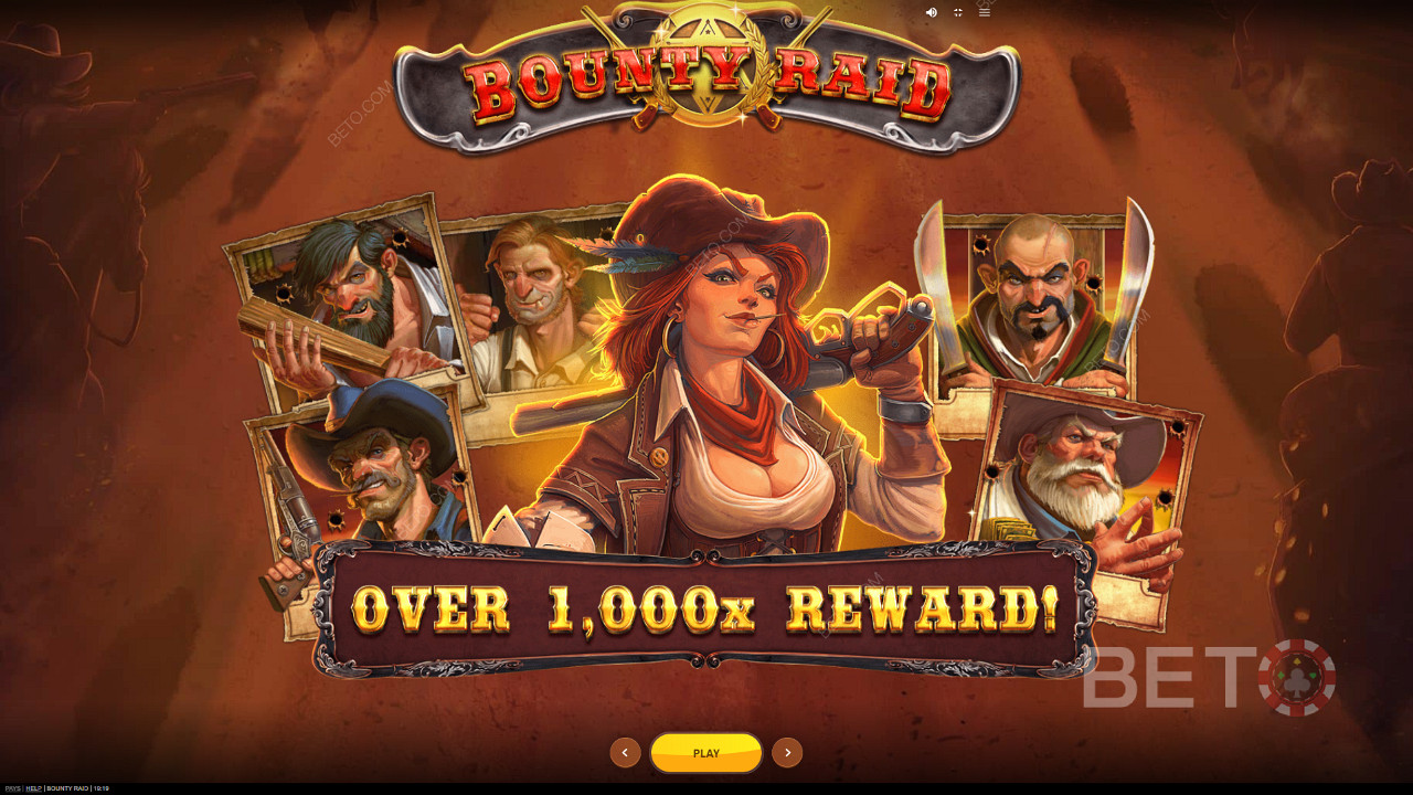Золотой выигрышный потенциал Bounty Raid