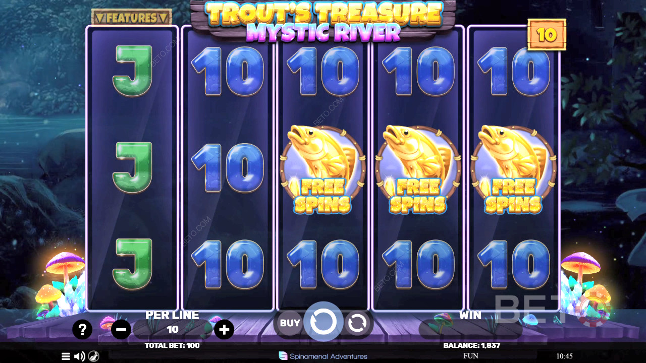 Trout's Treasure - Mystic River Играть Бесплатно
