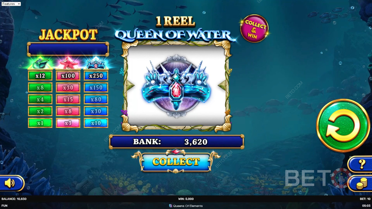 1 Reel Queen of Water Играть Бесплатно