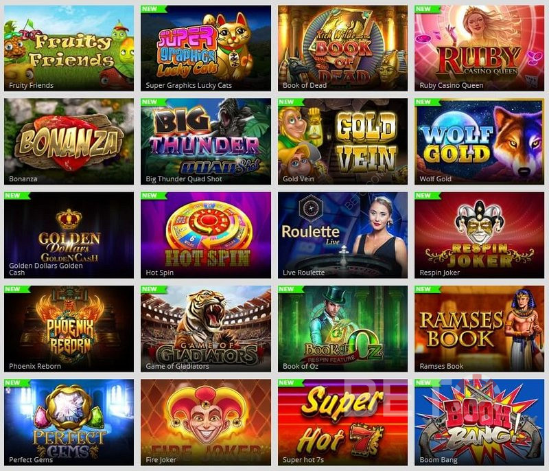 Большой выбор игровых автоматов в MagicRed Casino.