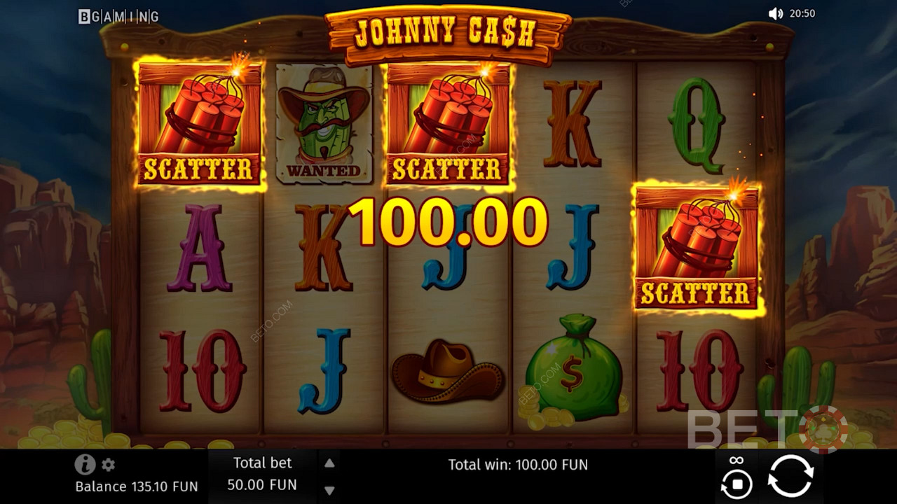 Высадка специальных динамитных Скаттеров в игре Johnny Cash