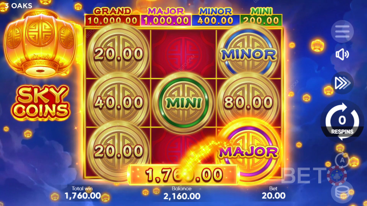 Обзор Sky Coins от BETO Slots