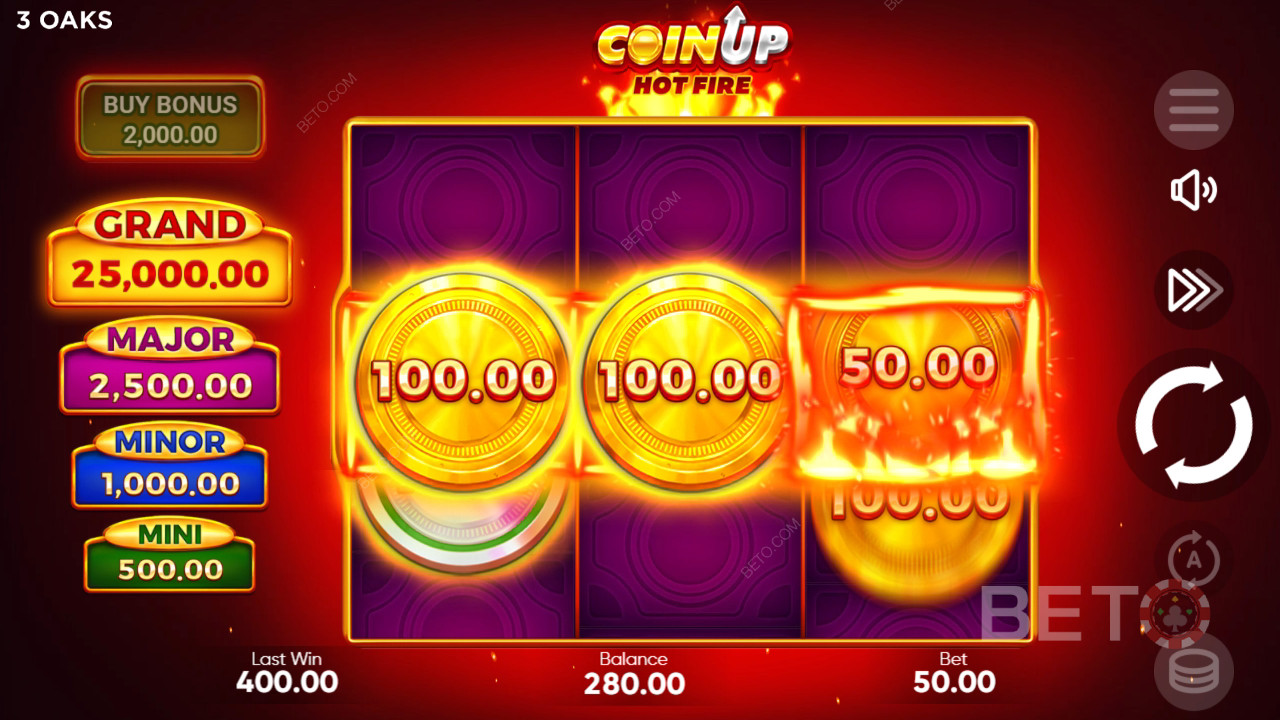 Coin Up: Hot Fire Играть Бесплатно