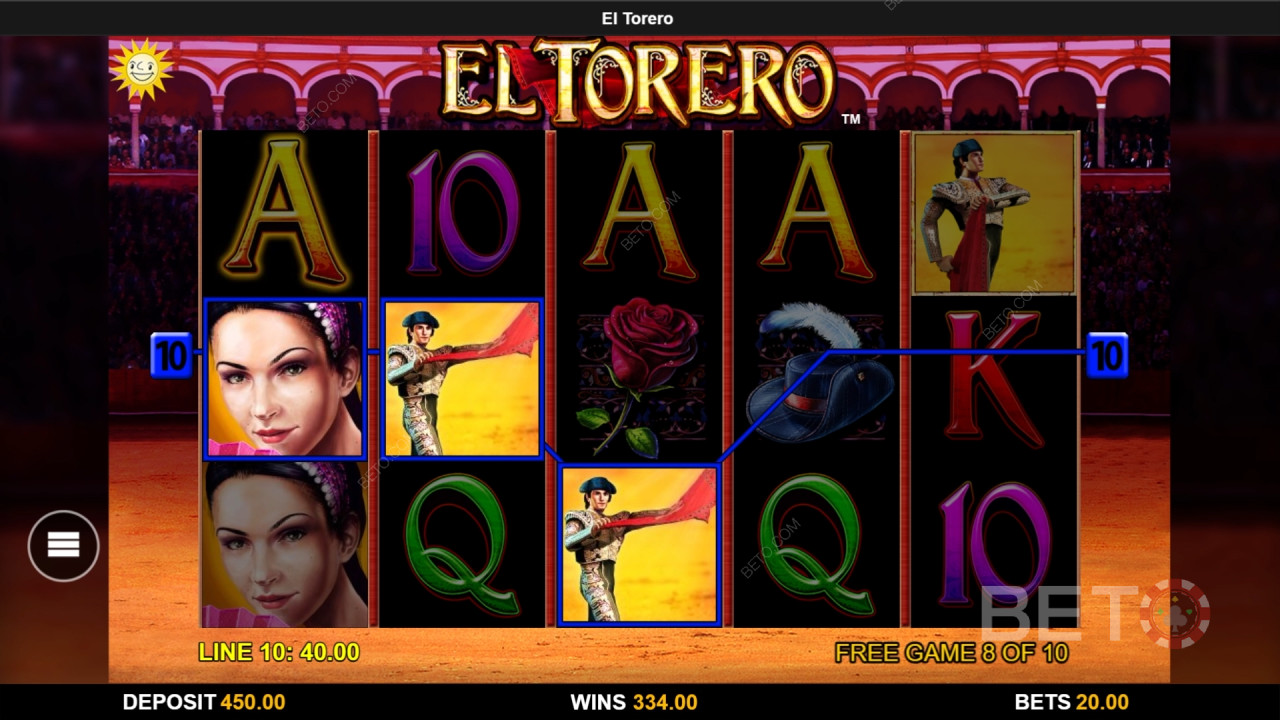 Выиграйте 1 000x вашу ставку в игровом автомате El Torero!