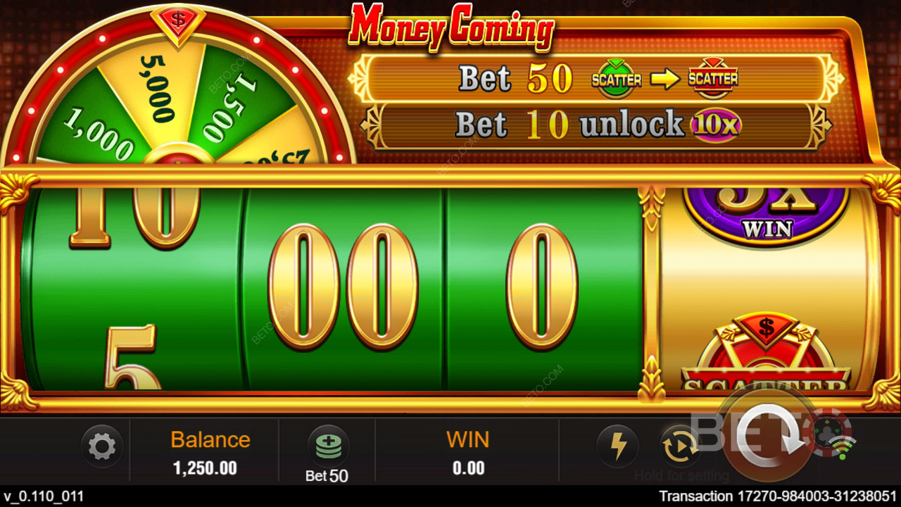 Вердикт для видеослота Money Coming