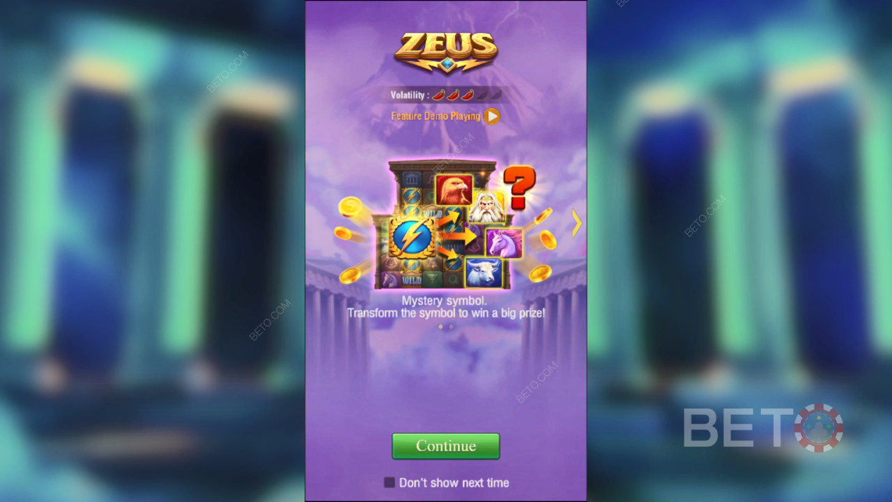 Бонусные функции в Zeus от TaDa Gaming