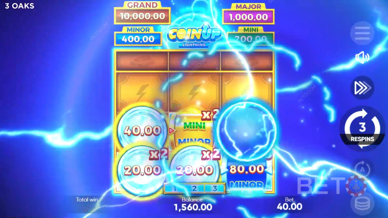 Coin Up: Lightning Играть Бесплатно