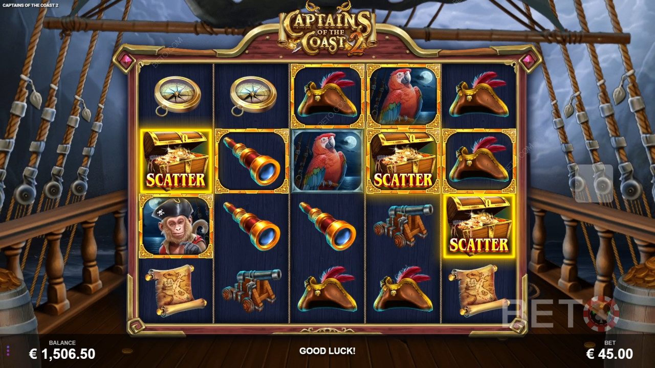Captains of the Coast 2 Review by BETO Slots