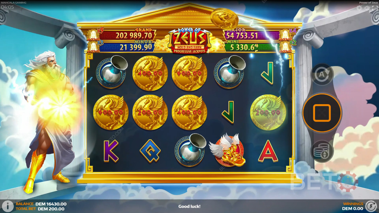 Power of Zeus (Mancala Gaming) Играть Бесплатно
