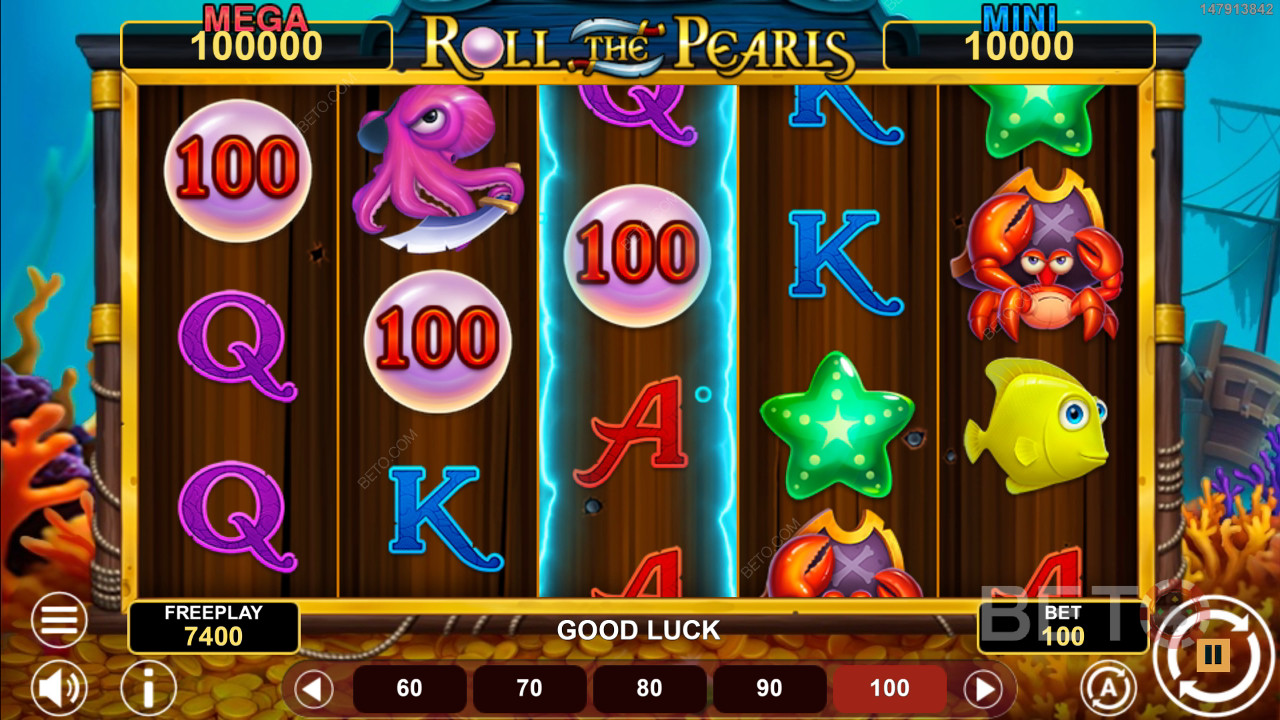 Roll The Pearls Hold & Win Играть Бесплатно