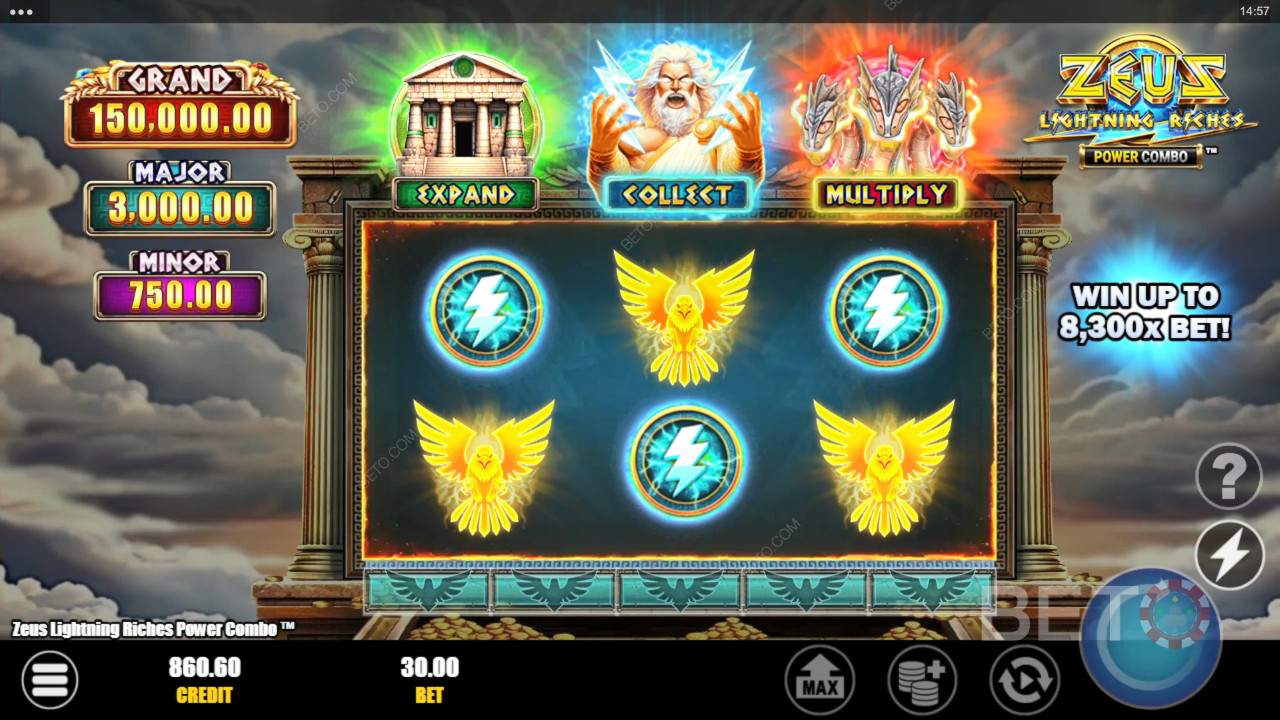 Zeus Lightning Riches Power Combo Играть Бесплатно