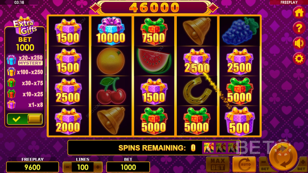 Бонусные функции, объясненные в Lucky Joker 100 Extra Gifts by Amatic Industries