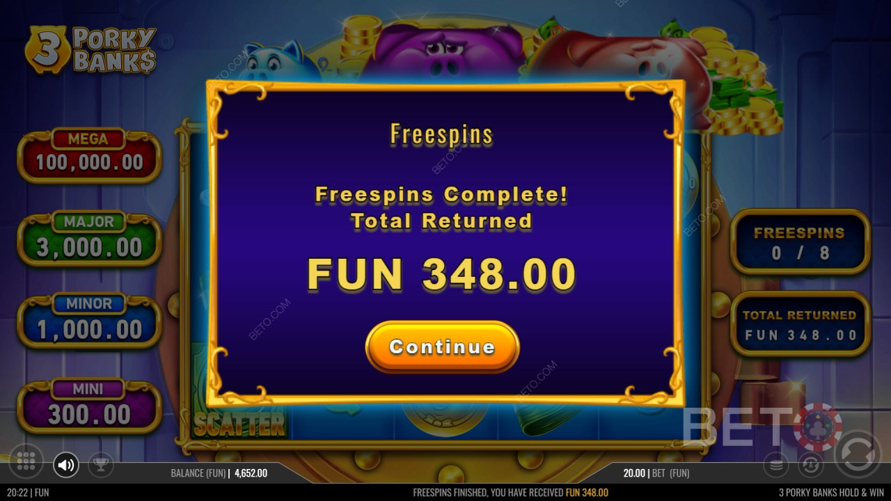 Выиграйте 15 000x вашу ставку в игровом автомате 3 Porky Banks!
