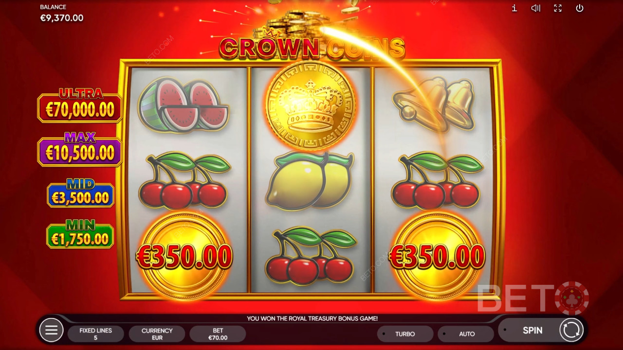 Обзор Crown Coins от BETO Slots