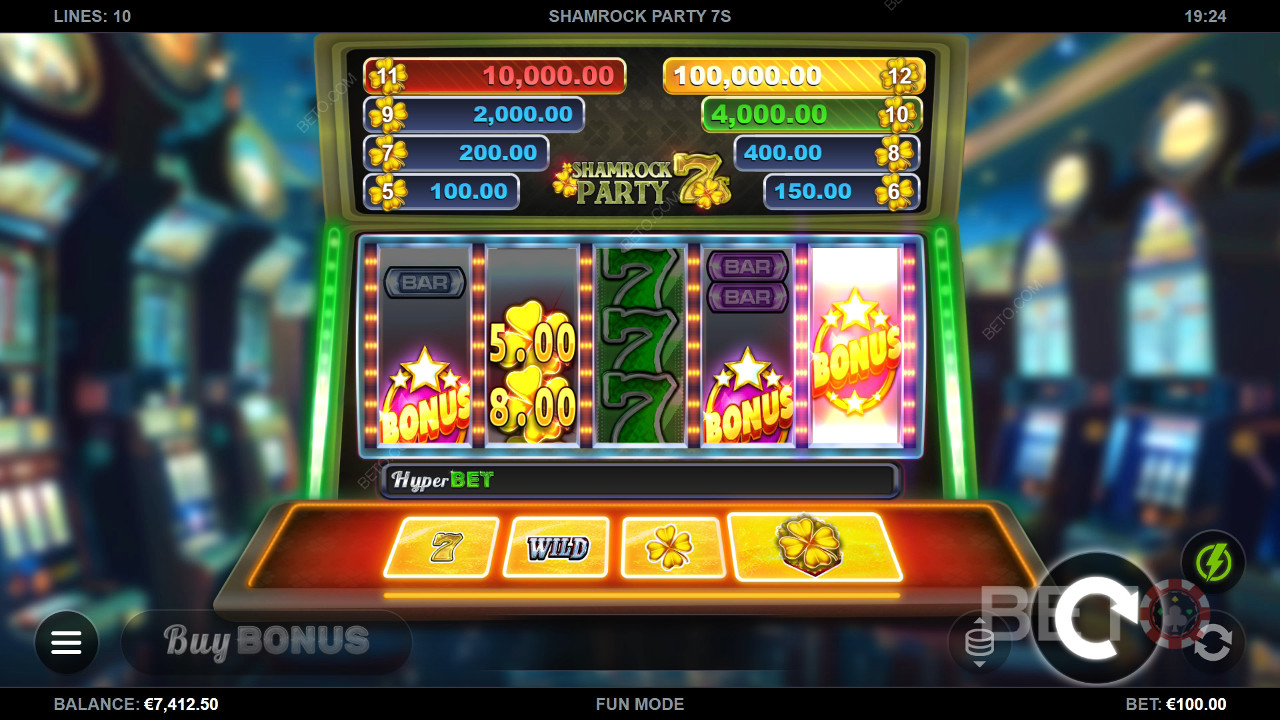 Shamrock Party 7s Играть Бесплатно