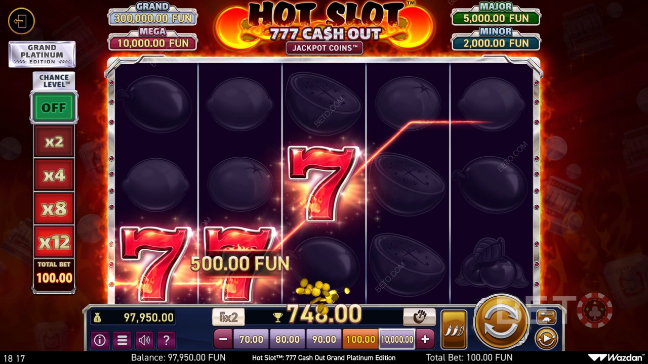 Hot Slot: 777 Cash Out Grand Platinum Edition Играть Бесплатно