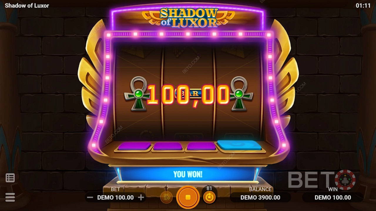 Игра Shadow of Luxor с древними богатствами может дать вам несколько сочных выплат.