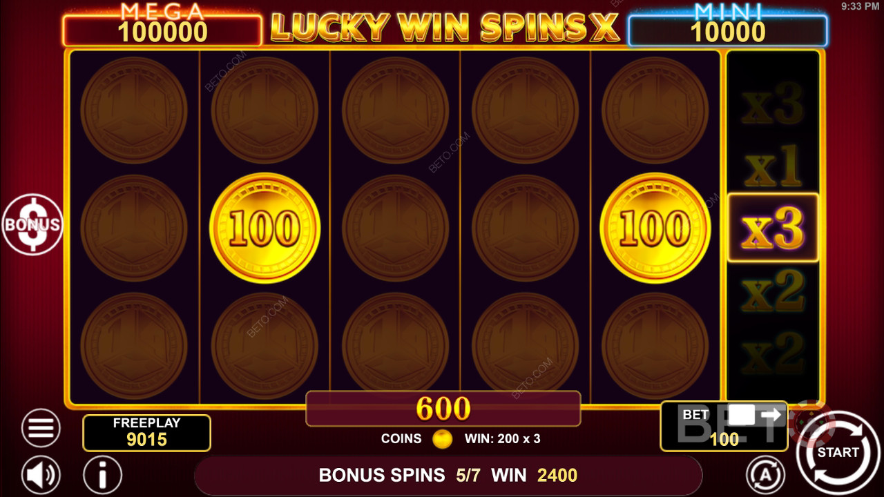Как играть в Lucky Win Spins X от 1spin4win
