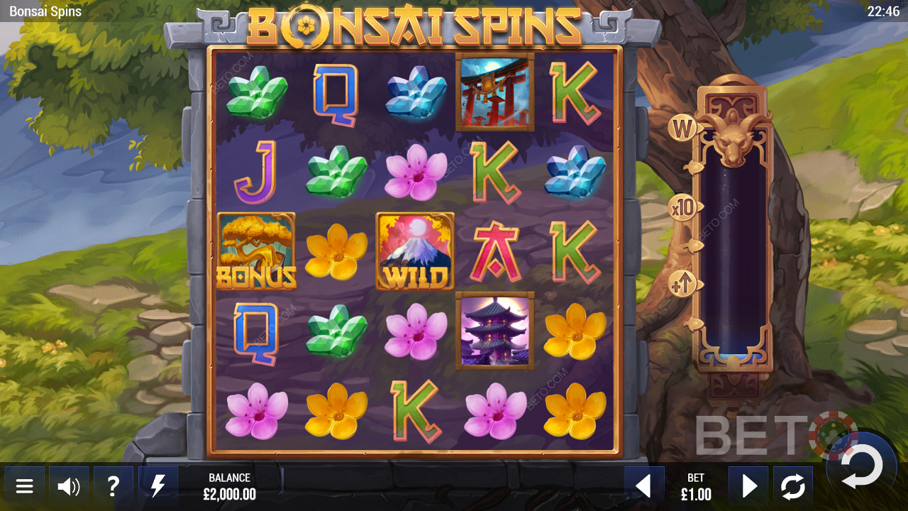 Лесная тематическая игра Bonsai Spins разработана компанией Epic Industries