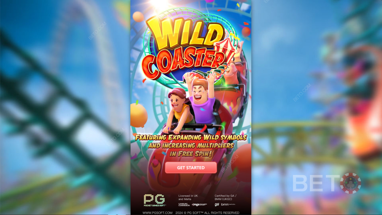 Выиграйте 16,465x вашу ставку в видеослоте Wild Coaster!